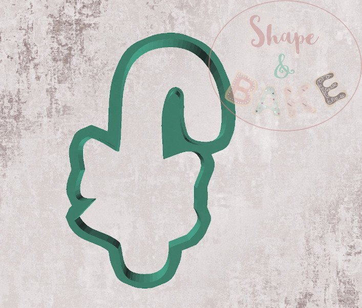 Candy cane with a bow cookie cutter – Shape and Bake