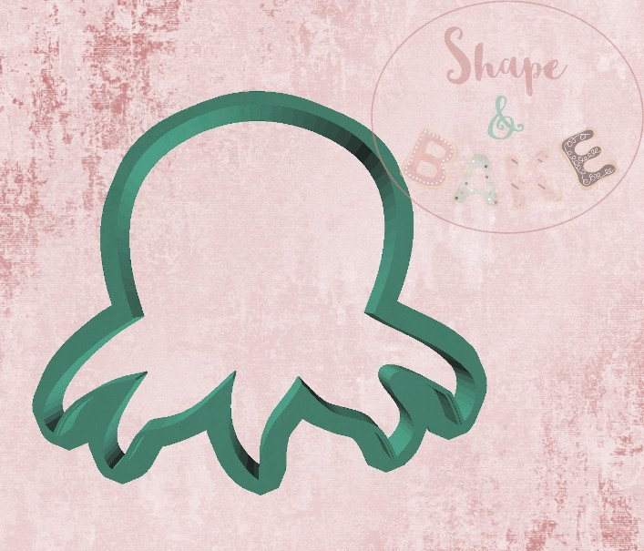 Octopus Character Cookie cutter