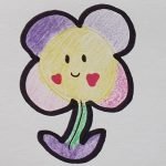 Happy flower cookie cutter