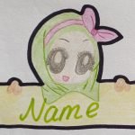 Islamic girl plaque cookie cutter