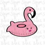 Flamingo float cookie cutter
