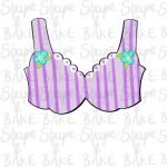 Frilly bra cookie cutter
