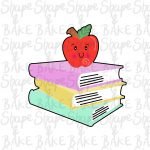 Books with apple cookie cutter