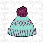 Bobble hat cookie cutter