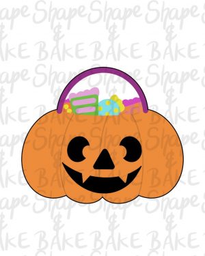 Pumpkin bag cookie cutter