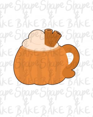 Pumpkin mug cookie cutter