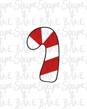 Candy Cane cookie cutter