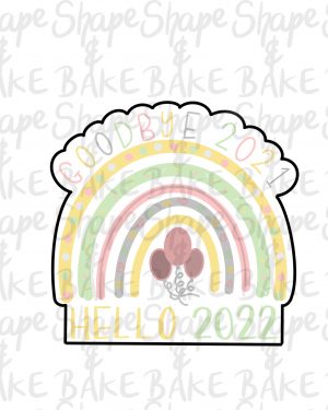 2022 rainbow cookie cutter
