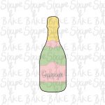 Champagne bottle cookie cutter