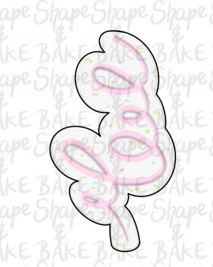 Party spiral cookie cutter