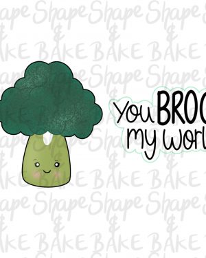 You Broc my world set cookie cutters (2 cutters)