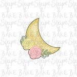Floral moon 2022 cookie cutter
