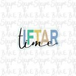 Iftar time cookie cutter (outline only)